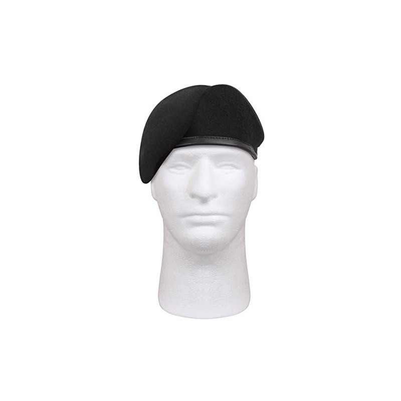 Rothco GI Type Inspection Ready Beret, Black, 7.75