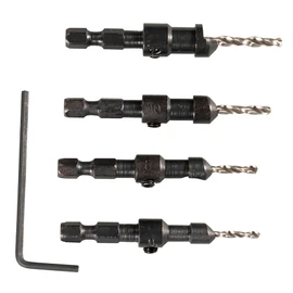 Makita D-73455 Countersink with Drill Bit, 4 Piece Set
