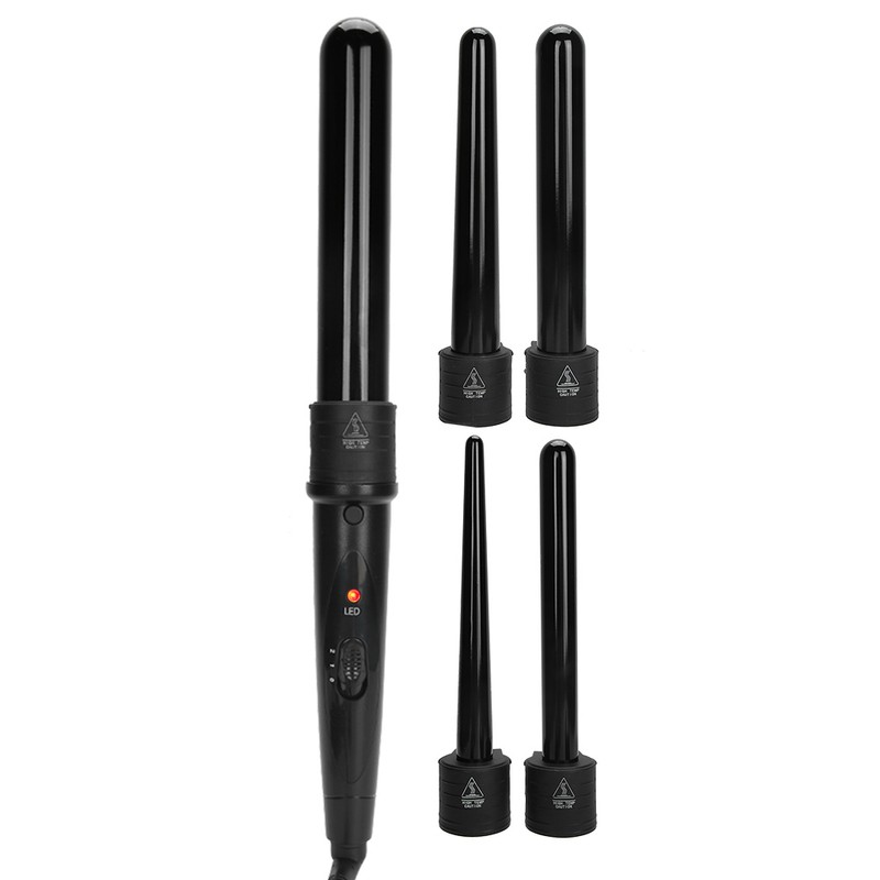 5‑In‑1 Curling Iron LED Adjustable Temperature Hair Styling Curling Iron