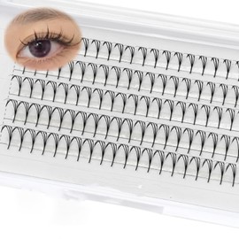 LZM Premade Fan Eyelash Extension, Spiky Anime Ready Eyelash Fans, 0.05 Thickness D Curl, 11-15 mm, Manga Eyelash Extension (03)