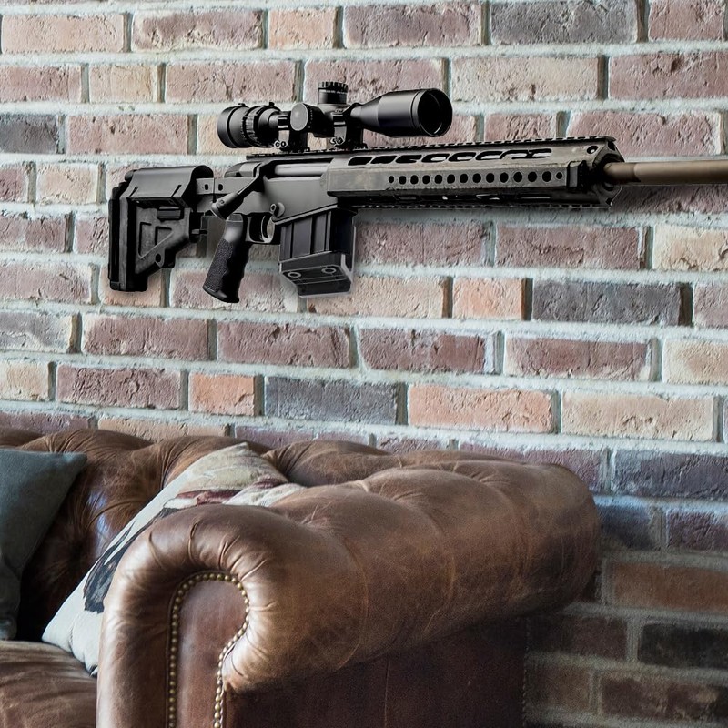 ALLGOOD Rifle Wall Mount, Gun Rack Wall Mount, Floating Display