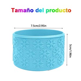 WADY Bota con Parte Inferior de Copa, Funda para Botas de Botella de Agua | Protector Inferior de Botella de Agua Aislado | Funda para Taza Adecuada para Coche, Viajes, hogar. (Azul)