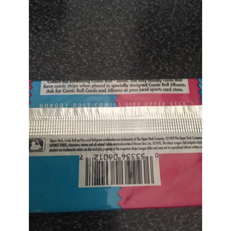 1992 UPPER DECK COMIC BALL 3 PACKS- GRIFFEY JR &