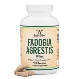 Double Wood Supplements Fadogia Agrestis 600mg Per Serving (180 Capsules) Powerful Extract to Support Athletic Performance (Third Party Tested, Non-GMO, Vegan, Gluten Free) by Double Wood