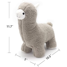 Decorative Door Stop-Cute Weighted Door Stopper for Home and Office Decoration (Alpaca)