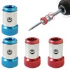 Pack of 4 Powerful Magnetic Bit Holder, Magnetic Ring, Bit