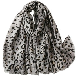 FAIRYGATE Leopard Print Gifts Scarfs Ladies Scarf for Women Scarves Wraps Scarf Shawl Wedding Gifts 70039