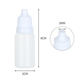 RILIHII [Set of 100] Dropper Bottle, Dropper Bottle, Plastic Dropper Bottle, Dropper Bottle, Plastic Dropper Bottle, PE Material, Essential Oil Container, Eye Dropper Bottle, Squeezable, Refillable, Small Drop Bottle, Lightweight, Portable, Travel, Labor