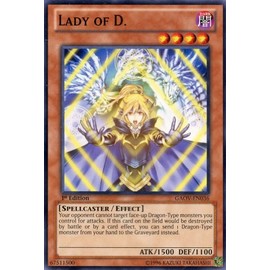 Yu-Gi-Oh! - Lady of D. (GAOV-EN036) - Galactic Overlord - 1st Edition - Common