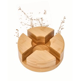 Doli Bamboo Tea Warmer 5.5 x 15 cm - Handmade - Sturdy, Durable and Energy Saving - Made from Renewable Raw Materials - For Perfect Tea Enjoyment