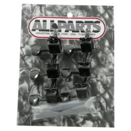 All Parts TK 0880-003 Gotoh Vintage 6 In Line Black Tuners