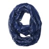 Wrapables® Lightweight Musical Notes Infinity Scarf, Blue