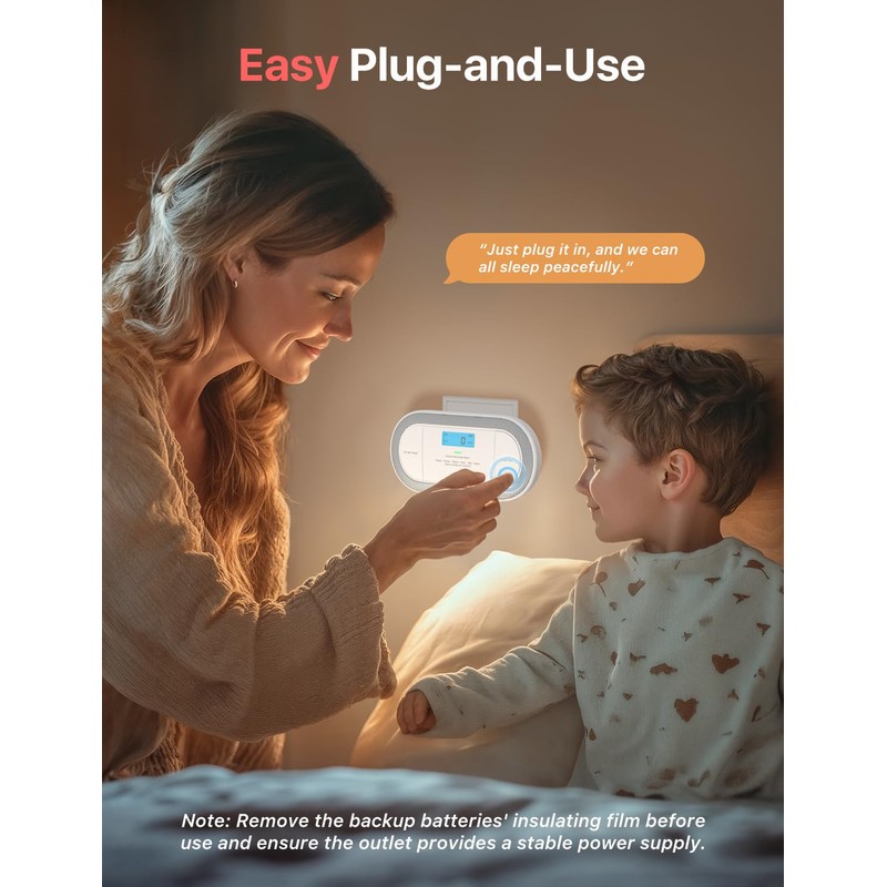 X-Sense Wi-Fi Plug-in Carbon Monoxide Detector with AAA Battery Backup,