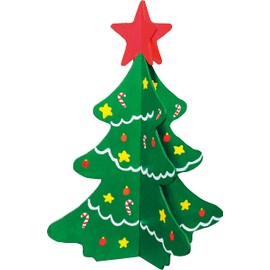 Pebaro 334/9S fretsaw template Christmas tree, 3 mm plywood DIN A4, motif pre-printed, saw with fretsaw curve, craft, paint, ready, fretsaws, craft with wood, gift idea, Christmas decoration