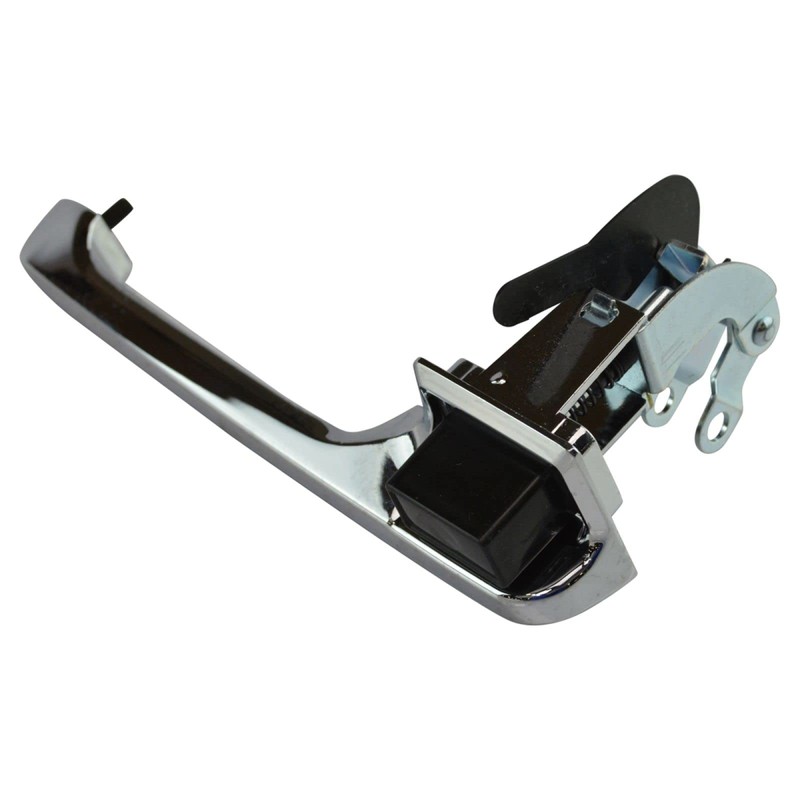 Chrome Outside Exterior Door Handle Left & Right Pair Set