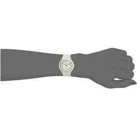 Citizen Q&Q E04A-004VK Women's Analog Wristwatch, Solar, Water Resistant to 10 ATM, Urethane Strap, Gray, gray, Classic