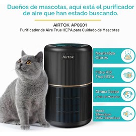 Paquete de 2 purificadores de aire para el hogar y el dormitorio con filtro HEPA verdadero H13 para humo, fumadores, polvo, olores, polen, caspa de