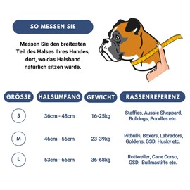 Spark Paws Tactical Dog Collar - Robust, Premium Quality, Thick and Durable for Large and Medium Dogs - Black - M