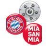 FC Bayern München Button Set of 3 – Logo +