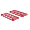 2PCS Weight Belt Keeper Aluminum Alloy 4 Hole Lightweight Dive