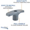 RecPro RV Waste Valve Handle | Replacement for Valve Extension