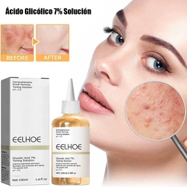 Ácido Glicólico 7% Solución 240ML, Exfolia, Ácido Glicólico 7% Tonifica, Exfolia y Rejuvenece tu Piel, Rejuvenece la Piel, Reduce las Manchas, Suero Revitalizante Tonificante