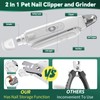 CATPICK 2-in-1 Cat Nail Clippers & Dog Nail Clippers Trimmers