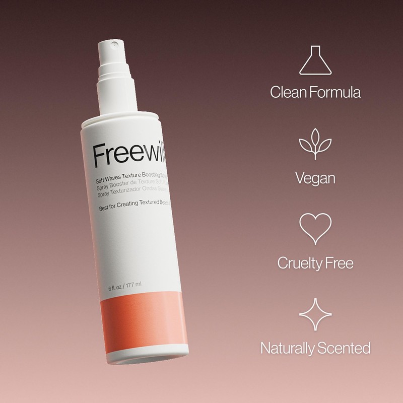 Freewill Soft Waves Texture Boosting Spray, 6 oz