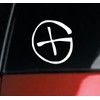 ProSticker 2600 (Four Pack) 4" Geocaching Series White Decals Stickers