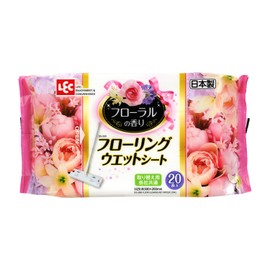 Lec SS-269 Scented Flooring Wet Sheets, Floral, 20 Sheets (Common Size for Each Company)