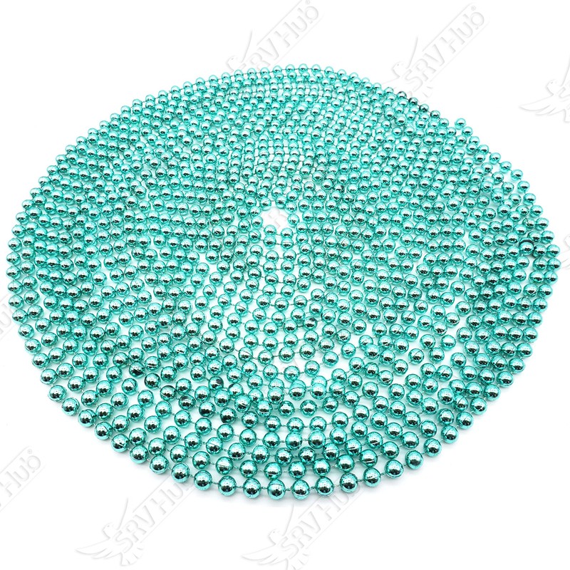 HOVUK® 10M Shiny Bead Garland, Shatterproof Blue Bead Chain, Plastic