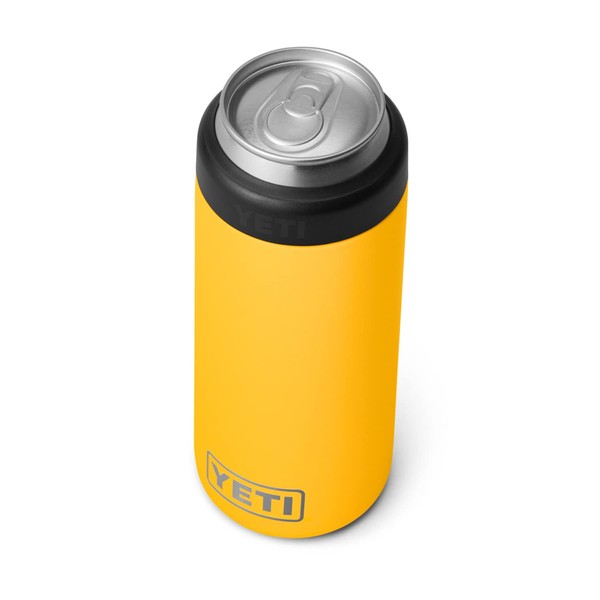 YETI Rambler 12 oz. Colster Slim Can Insulator for The Slim Hard Seltzer Cans, Alpine Yellow