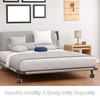 Bed Casters, Bed Frame Wheels Rollers for Bed Replacement Parts