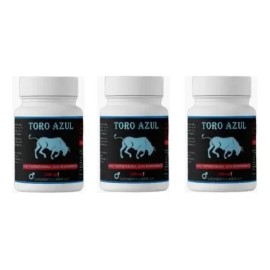 Toro Azul | Mejora el Rendimiento Masculino | SFN | 3 Pack