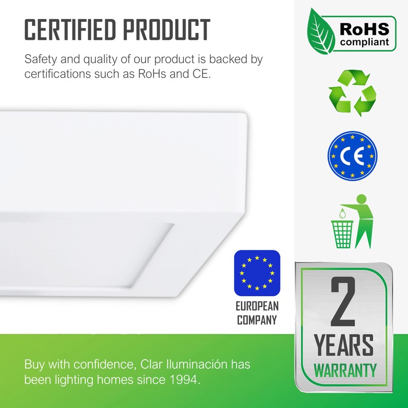 CLAR - LED Ceiling Light, Bathroom LED Ceiling Light, Ceiling