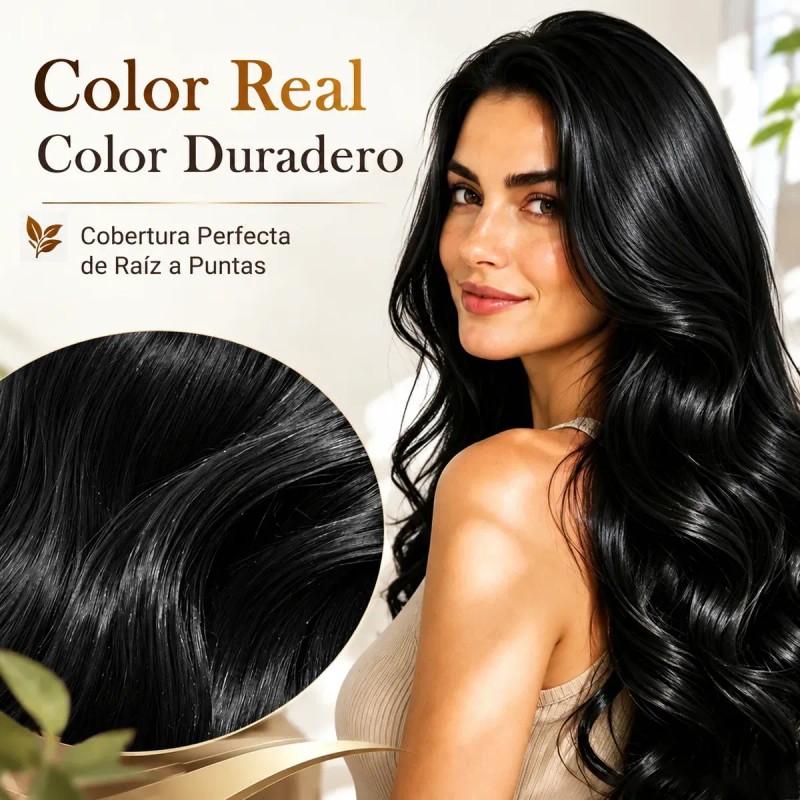 Shampoo Tinte Cubre Canas Ginseng Color Natural Hombre/mujer