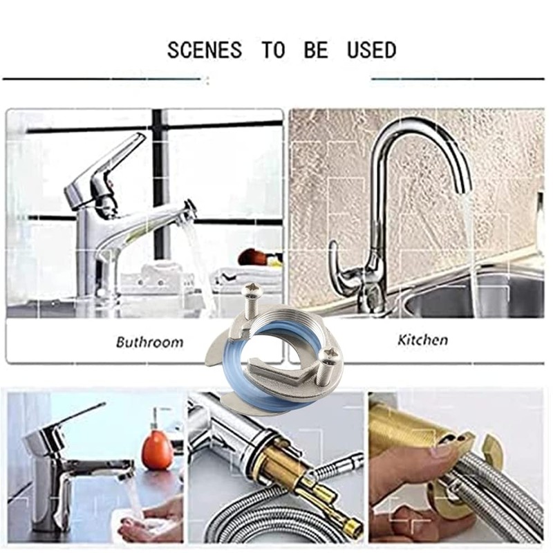 FZLANQ 1 PCS Faucet Fixing Nut Kit Durable Tap Fixing
