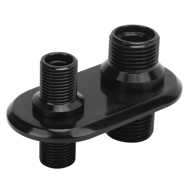 Car 2‑Port Air Conditioner Bulkhead Connector Universal Modification Replacement for