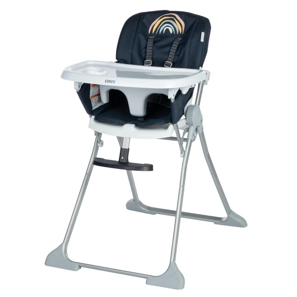 Cosco Simple Fold Adjustable Recline High Chair, Folds Flat and