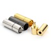 Linsoir beads Strong Cylinder Bayonet Push Clasps Brass Cord Ends