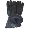 Mens Motorcycle Gauntlet Leather Insulated Gloves Visor Wiper on Index