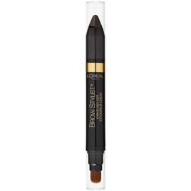 LOreal Paris L'Oreal Paris Brow Stylist Kabuki Blender Brow Crayon, Dark Brunette, 0.05 oz.