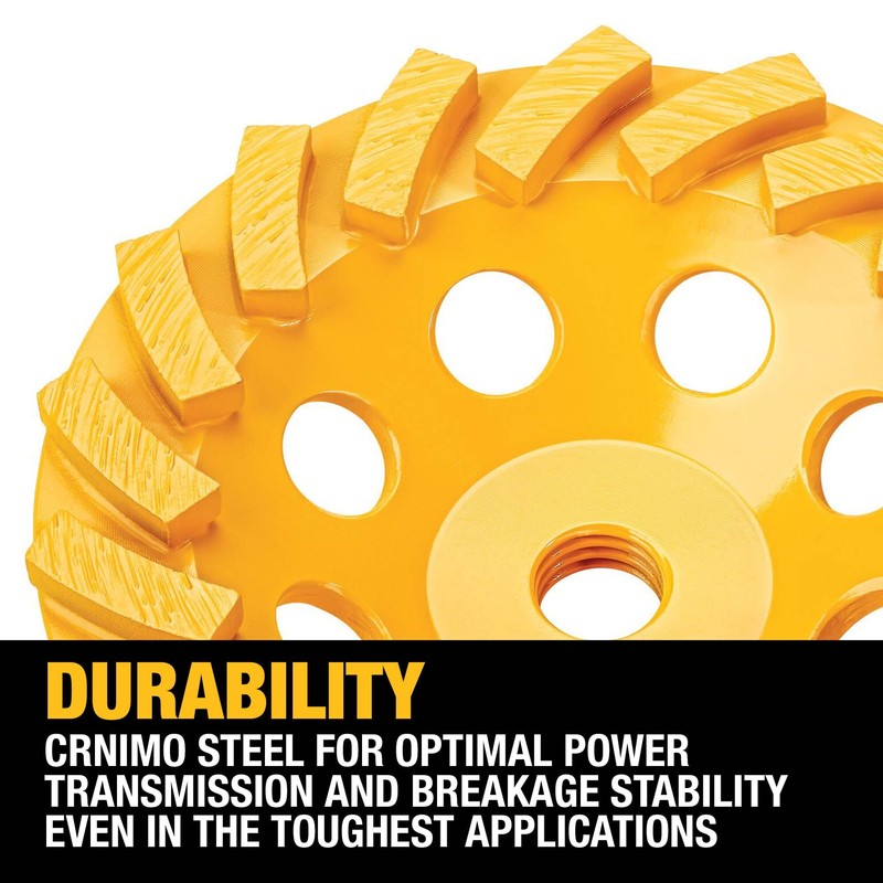 DEWALT DW4772T 4-Inch XP Turbo Diamond Cup Wheel
