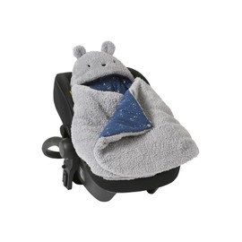 VERTBAUDET 2-in-1 Baby Travel Bag / Changing Mat Teddy Oeko-Tex Grey