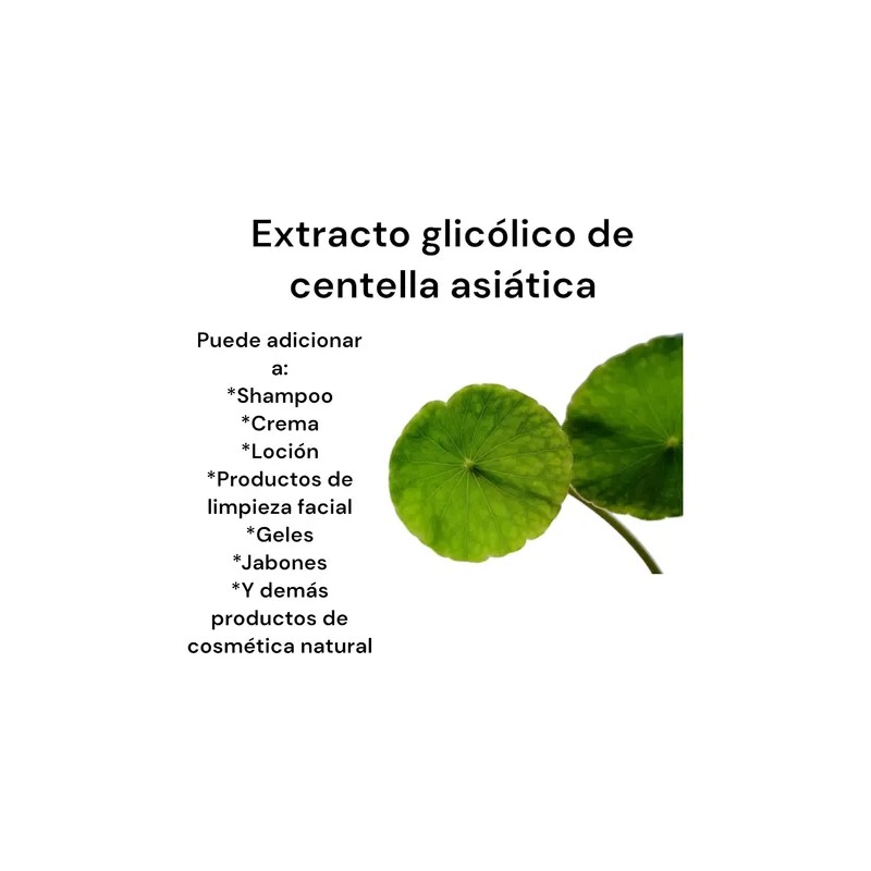 Extracto Glicolico Centella Asiatica Uso Cosmetico De 120 Ml