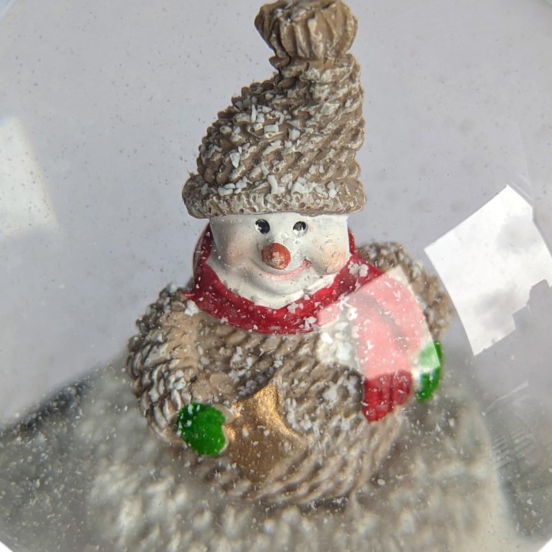 Snow Globe Real Glass Globe – Almost Like Real Snow