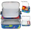 FlowFly Double Decker Cooler Insulated Lunch Bag Large Tote for
