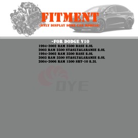 OYEAUTO Radiator Cooling Fan Assembly 621639 Compatible with Dodge Ram 1500 2004-2006,Ram 2500&Ram 3500 1994-2003 8.0L 8.3L V10