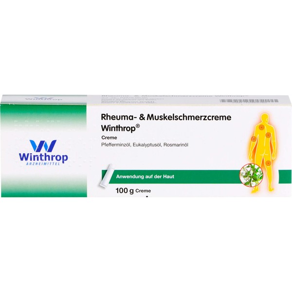 ZENTIVA Rheuma- & Muskelschmerzcreme Winthrop, 100 g Cream