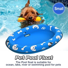 MICOOYO Dog Float Raft - Inflatable Dog Swimming Float for Summer Dogs Water Floats (Small)